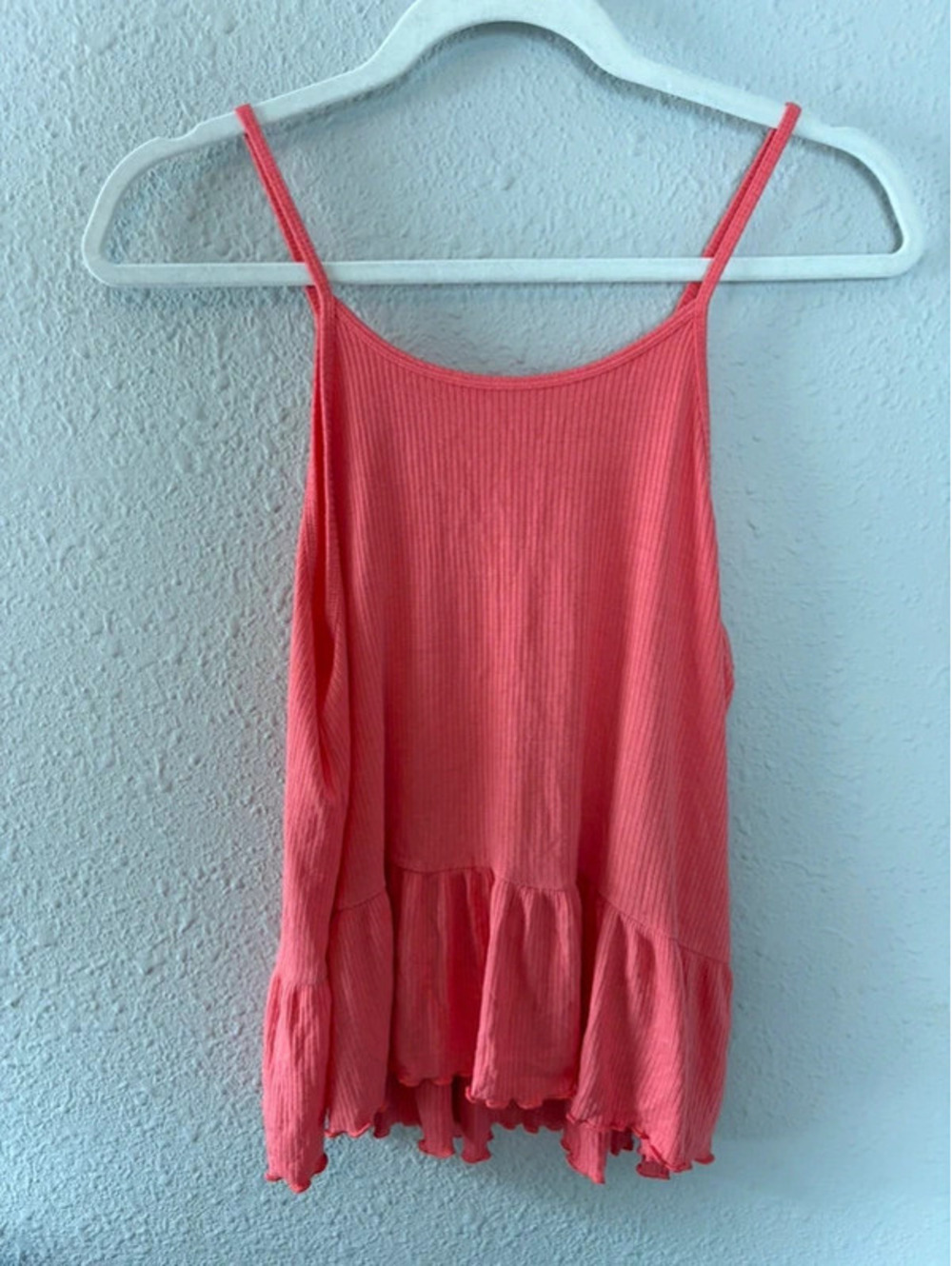 American Eagle Soft & Sexy Rib Pink Tank size M